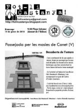 Cartell V Pasejada Masies de Canet - 14 gener 2018