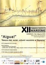 Cartell XII Trobada entitats recerca local del Maresme a Dosrius