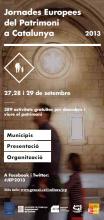 Portada programa Jornades Europees del Patrimoni