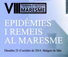 Portada VIII Trobada d'entitats de recerca local del Maresme