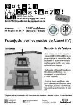 Cartell ruta masies de Canet - 2017